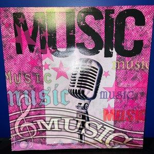 Music inspired wall decor